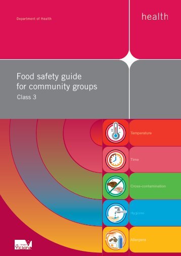 Food Safety Guide for Community Groups - Class 3 - City of Port Phillip