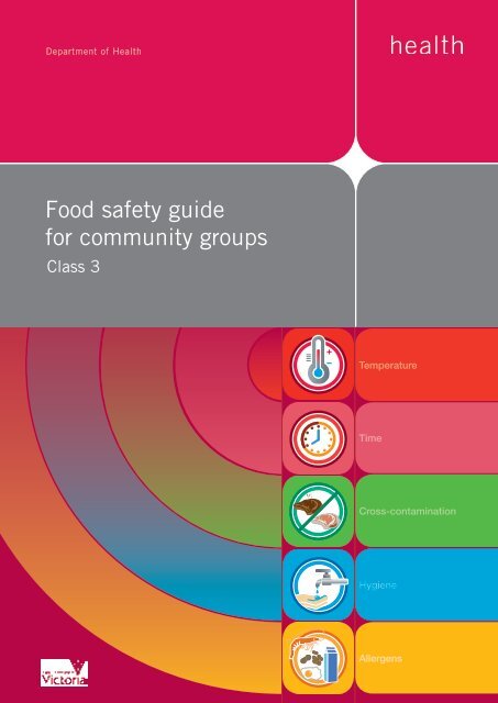 Food Safety Guide for Community Groups - Class 3 - City of Port Phillip