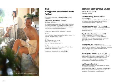 2010 1. Almwellness-Hotel Tuffbad - Download brochures from Austria