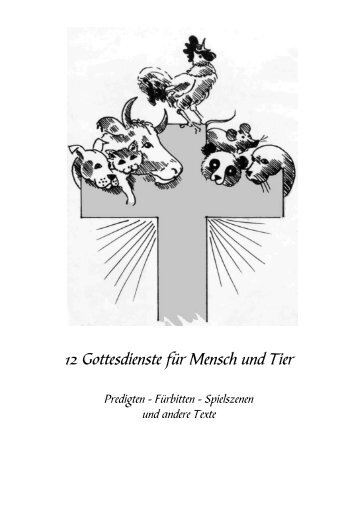 12 Gottesdienste für Mensch und Tier - Aktion Kirche und Tiere