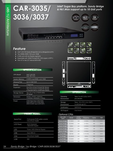 Portwell Network Security Appliance Catalog 213C