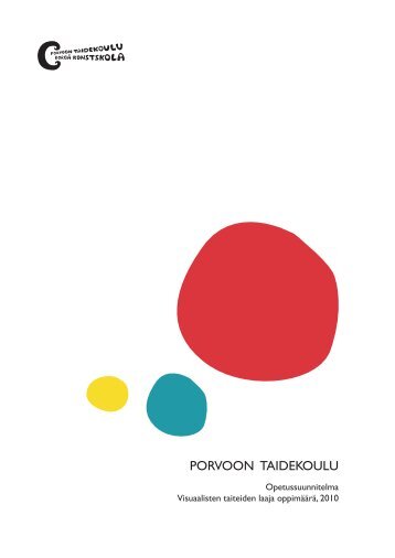Taidekoulun opetussuunnitelma - Porvoo