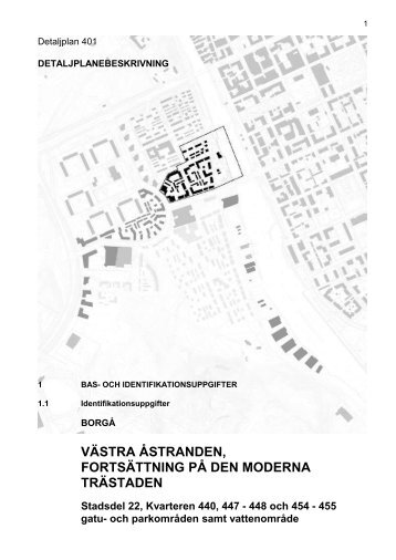 beskrivningen (bilaga - Porvoo
