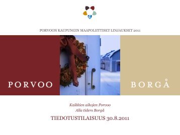 Maapoliittiset linjaukset - Porvoo