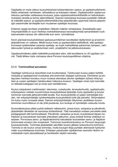 Porvoon kouluverkkoselvitys 17.9.2009 (pdf)