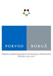 Kotouttamisohjelma 2013-2017 - Porvoo