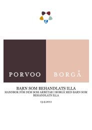 BARN SOM BEHANDLATS ILLA - Porvoo