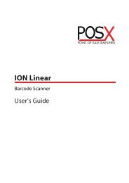 User Guide - POS-X