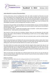 Rundbrief 3 / 2013 - Posaunendienst in der EKBO