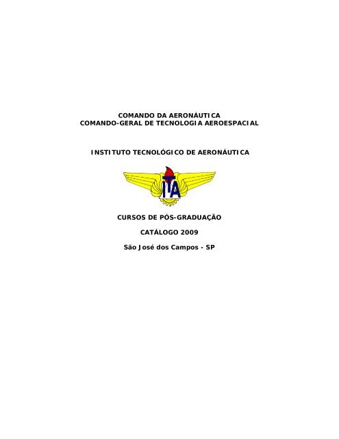 Catálogo 2009 - Pós-Graduação - ITA