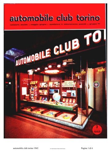 automobile club torino 1965 Pagina 1 di 6 - Abarth-e-Co