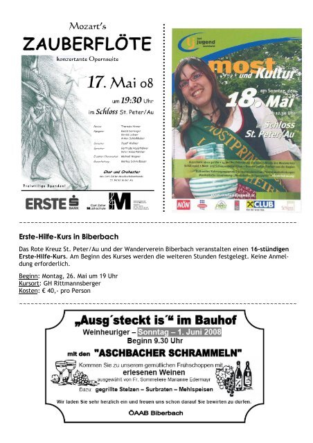 Biberbacher Gemeindelaufer - Gemeinde Biberbach
