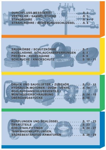 durchfluss-messgerÃ¤t . . . . . . . . . . . . . . . .s. 2 verteiler / sammelstÃ¼cke ...