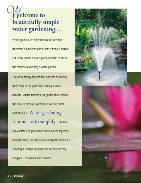 Laguna - 2013 Guide to Water Gardening - Lagunaponds.com
