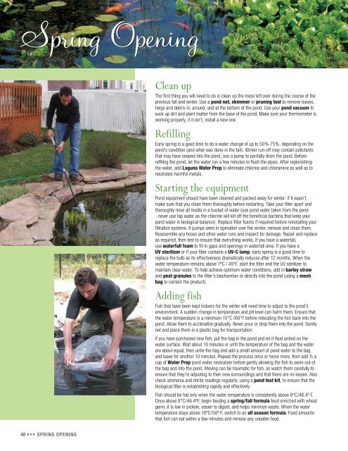 Laguna - 2013 Guide to Water Gardening - Lagunaponds.com