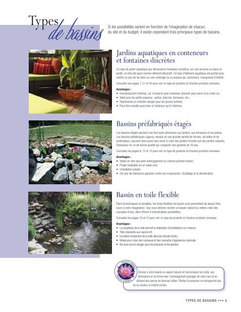 Guide de jardinage aquatique Laguna 2013 - Lagunaponds.com
