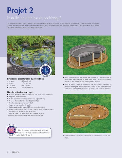 Guide de jardinage aquatique Laguna 2013 - Lagunaponds.com