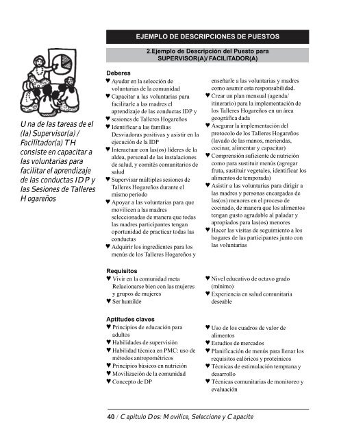 Una guía de recursos Para la Rehabilitación ... - CORE Group