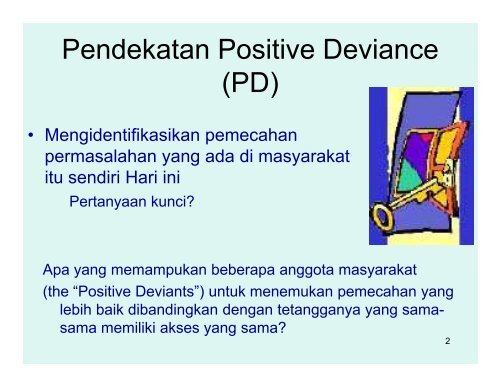 Penyelidikan PD - Positive Deviance