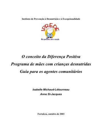 O conceito da Diferença Positiva Programa de mães com crianças ...