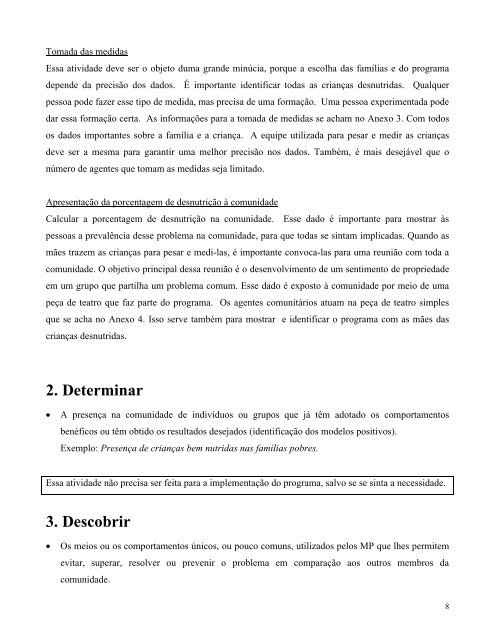 O conceito da Diferença Positiva Programa de mães com crianças ...