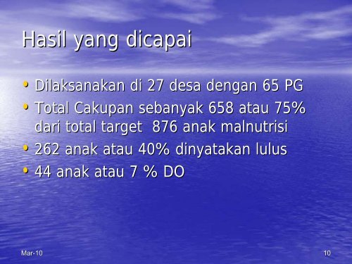 Pembelajaran Pelaksanaan Pos Gizi di Nias - Positive Deviance ...