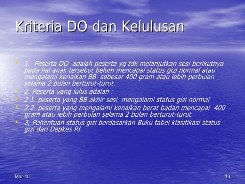 Pembelajaran Pelaksanaan Pos Gizi di Nias - Positive Deviance ...