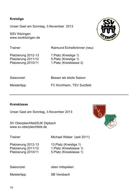 Saison 2013 / 2014 - Post SV Sieboldshöhe Würzburg