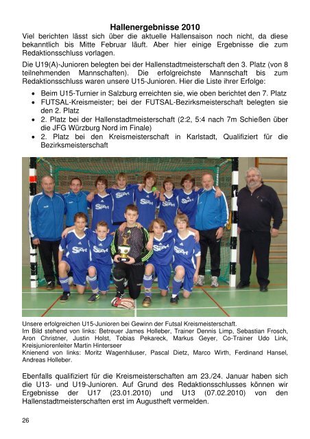 I. / Oktober 2010 - Post SV SieboldshÃ¶he WÃ¼rzburg