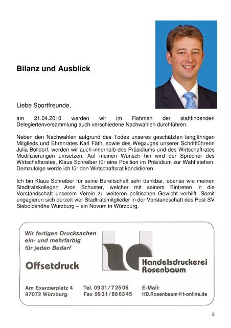 I. / Oktober 2010 - Post SV SieboldshÃ¶he WÃ¼rzburg