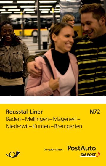 Reusstal-Liner N72 Baden – Mellingen – Mägenwil ... - Postauto