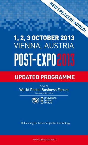 Download Conference Programme - Post-Expo