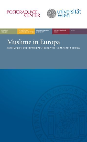 Muslime in Europa - Postgraduate Center