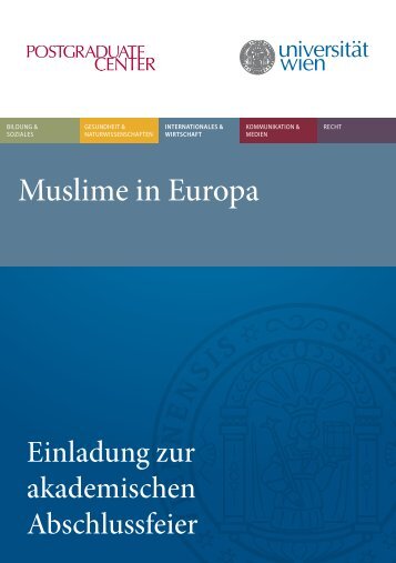 Muslime in Europa - Postgraduate Center
