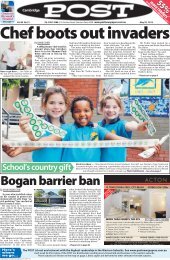 Bogan barrier ban - Post Newspapers