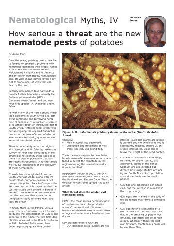 nematode pests - Potatoes South Africa