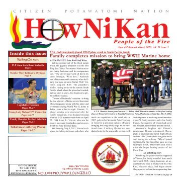 June 2012 - Citizen Potawatomi Nation