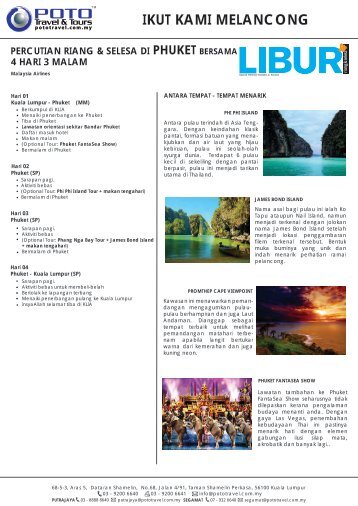 Saigon Jan - POTO Travel & Tours Sdn Bhd