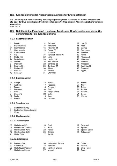 Hinweise zum Antrag auf AgrarfÃ¶rderung 2009 - Landkreis Potsdam ...