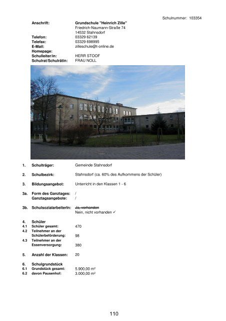 Anlage "Merkmale, Daten und Fakten" 2012/2013 - Landkreis ...
