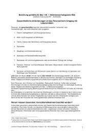 BELEHRUNG Gemäß § 43 Abs. 1 Nr. 1 Infektionsschutzgesetz (IfSG)