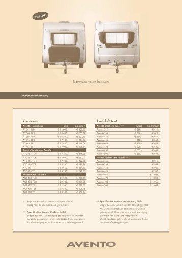 Caravans voor kenners Caravans Luifel & tent - Pott-GmbH.de