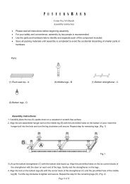 Como Occ SA Bench Assembly instruction - Pottery Barn