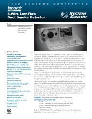 4-Wire Low-Flow Duct Smoke Detector - Pottorff