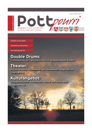 Double Drums: Theater: Kulturangebot: - pottpourri.net