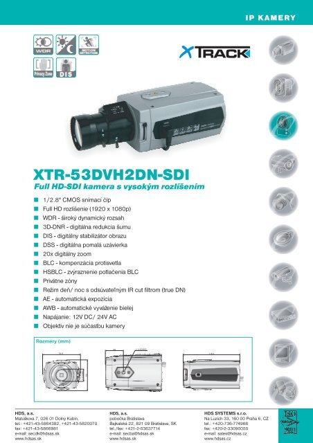 XTR-53DVH2DN-SDI