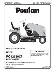 IPL, POULAN, PO12530LT, 2011-09, 532446617, NAen ...