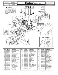 ipl, 2050, 2150, 2175, 2375, 2008-06, chain saws, wildthing - Poulan