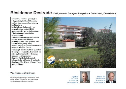 RÃ©sidence Desiradeâ¢ 366, Avenue Georges Pompidou â¢ Golfe Juan ...