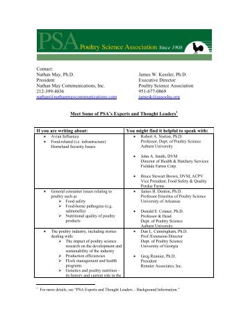 poultry science association